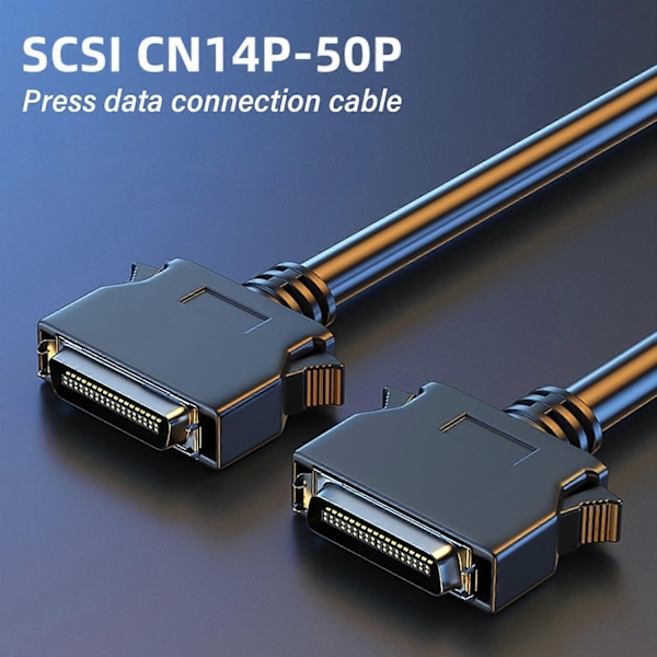 SCSI CN14/20/26/36/50 MDR Hane till Hane Signalöverföringskabel Kompatibel med Bandstation och Skannrar, 1,5m-Perfet Snap CN26P 0.5m