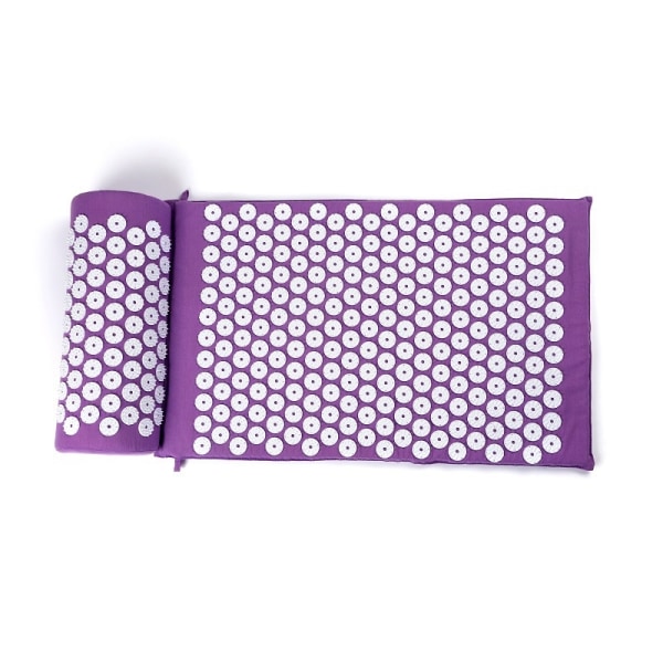 Snowflake Akupunktur Massasje Yogamatte - Sett med 3 - Perfet Purple