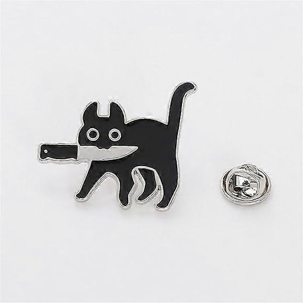 Emalje Kat Pin Kvinder Piger Pin Brocher Kat Emalje Pins Sjove og Søde Kat Pins til Tøj - Perfekt