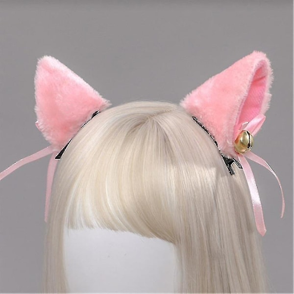 Kissankorvat Panta Cosplay Tytöt Pehmoinen Turkis Kissankorvat Cosplay Pukujuhlat Panta Naisille Tytöille Lapsille - Täydellinen color 4