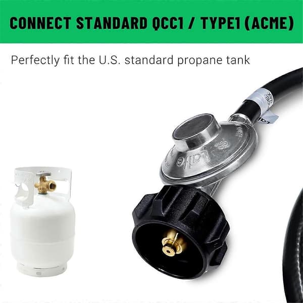 12 Ft Quick Connect Propan Slange Kompatibel med RV til Grill-Perfet
