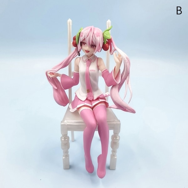 Anime Figur Vocaloid Sakura Miku Action Figurer 16m Toy Kawai - Perfet C