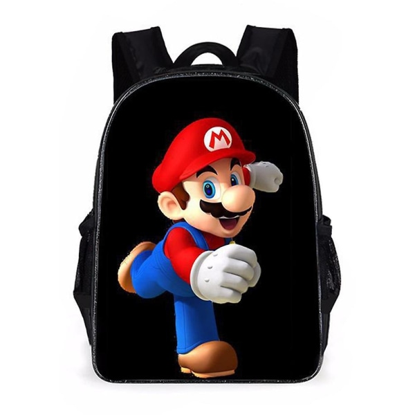 Lapset Pojat Tytöt Super Mario Reppu Koululaukku Casual kirjalaukku Matkareppu Lahjat - Perfet