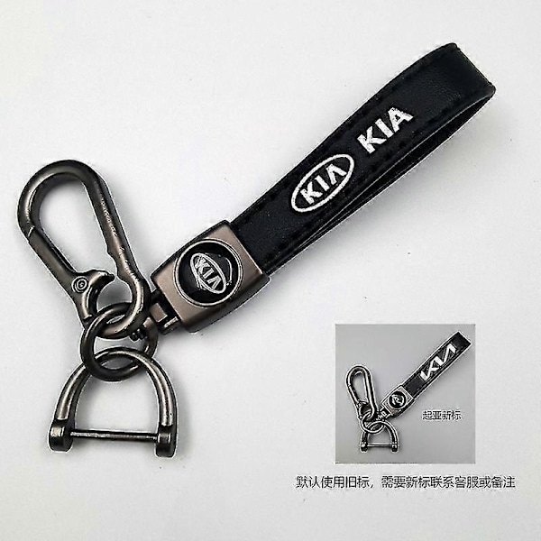 Bil Cykel Nøglering Metal Finish | Robust Nøglering | Nøglering og Krogbeslag - Perfekt Gun Color Hardware KIA