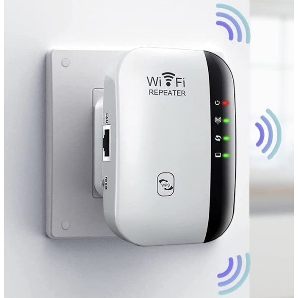 WiFi-forsterker utvider rekkevidden - perfekt Vit