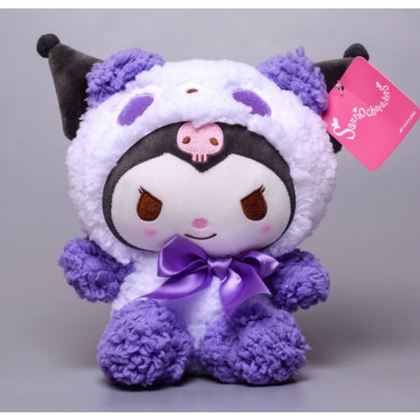 1st Kuromi Winter Soft Cosplay Fuzzy Plush Doll Dolls Kartong - Perfet