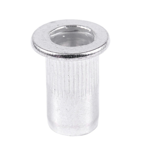 M5 Aluminium Gjengede Blindmuttere Flat Hode Rivet Muttere Nutserts 100 stk-Perfet