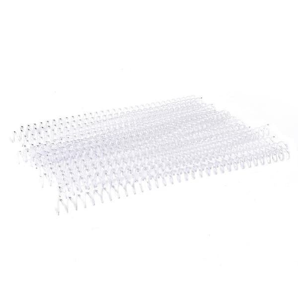20 st 30 Håls Plastbindningsringar Spiral Fjäderringar för A4 Papper 13mm Klar-Perfekt