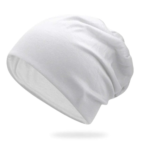 Thin White Winter Cap Long Cap Snowboard Skate valkoinen - Perfet white