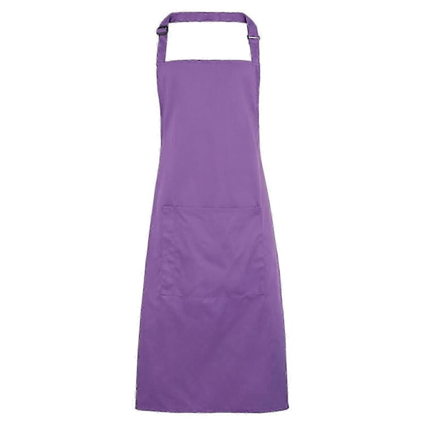 Premier Kvinners Fargerik Bib Forkle med Lommer/Overalls - Perfekt Rich Violet