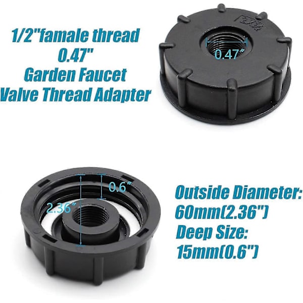 275-330 Gallon Ibc Vattentank Adapter-Perfet