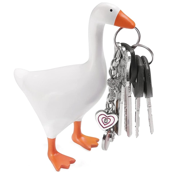 Magnetic Key Ring Holder Duck Key e Goose Storage Heminredning - Perfet Orange