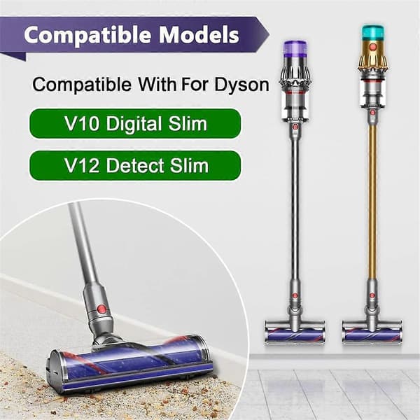 Erstatningsdel for V12 Detect Slim V10 Digital Slim Direct Drive støvsugerhode. Delenummer 9721-Perfet