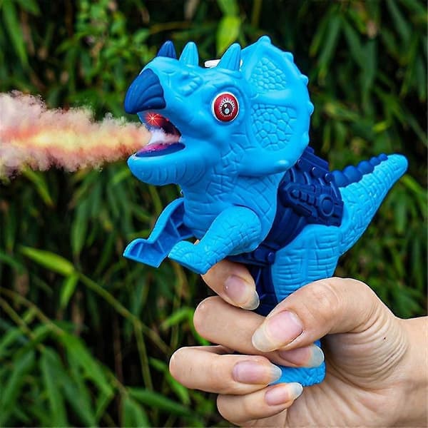 Ildsprutende dinosaur skytespill damp lys brølende lyd drage barneleke gave Half Magic-Perfet E Requires two batteries