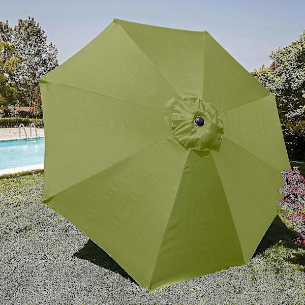 Bedst Sælgende Udskiftningsstof til Haveparasol - Overtræk til 3m 6/8-Armet Terrasseparasol - Perfekt Orange 300cm*8k