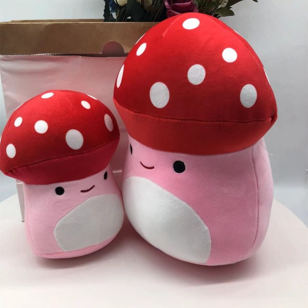 Squishmallow 8 tommer Malcolm Mushroom Plys Legetøj 1 stk - Perfet