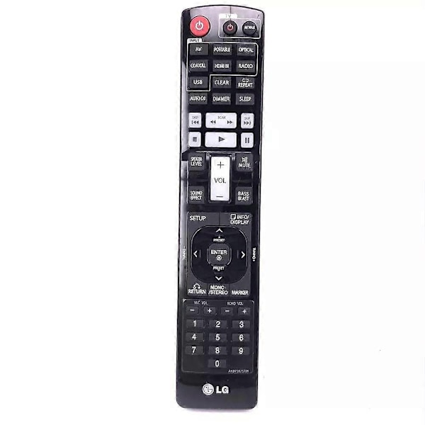 Ny AKB73175701 Kompatibel med LG AV Audio Hemmabiosystem Fjärrkontroll-Perfekt