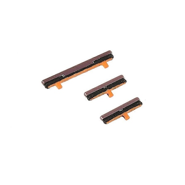 3 st/förpackning OEM Sidoknappar Set (utan logotyp) Kompatibelt med Samsung Galaxy S9 G960/S9+ G965-Perfekt Style C