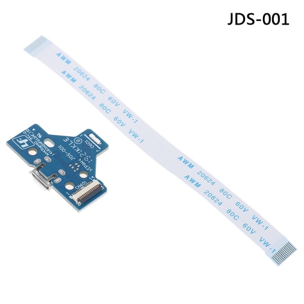 USB laddningsportuttag Kretskort 12Pin JDS 011 030 040 Fo - Perfet Blue JDS-001