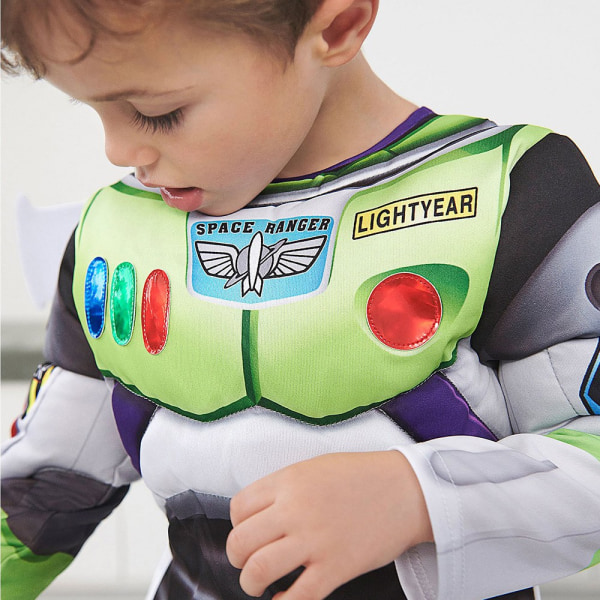 Bath Lightyear bomullsfylte cosplay-klær for barn M