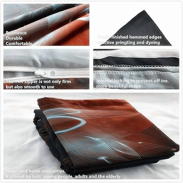 Sengesett - Game Roblox Mikrofiber Dynetrekksett 3 deler Dynetrekk og 2 putevar)-Perfekt King220x240cm