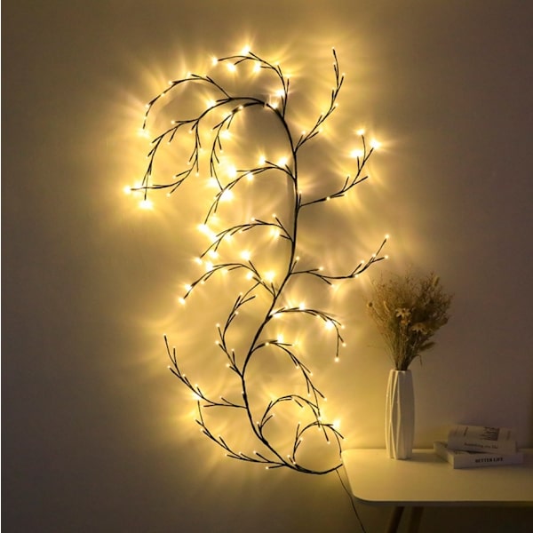 Enchanted Willow LED Gren Rattan Lysstripe - Perfekt