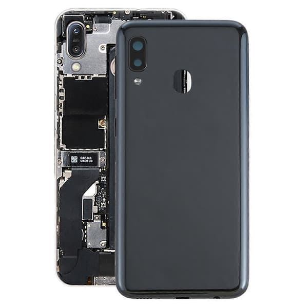 Kompatibel med Galaxy A20e Batteri Bagcover med Sideknapper - Perfekt
