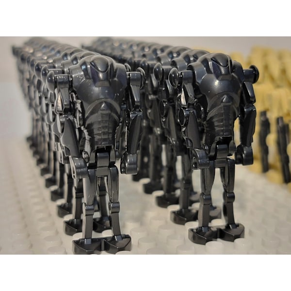 2024 Star Wars Battle Droids Army Anpassat Set 63 delar Kommando Droider Super Battle Droids-Perfekt