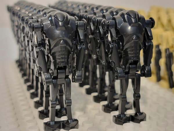 2024 Star Wars Battle Droids Army Custom Sæt 63 stk. Commando Droids Super Battle Droids-Perfekt