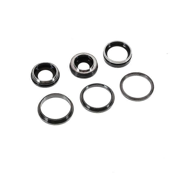 Kompatibel med iPhone 13 Pro/13 Pro Max 1 Set Bakre Kamera Lins Ring Skydd med Glaslins (utan Logotyp)-Perfet Black