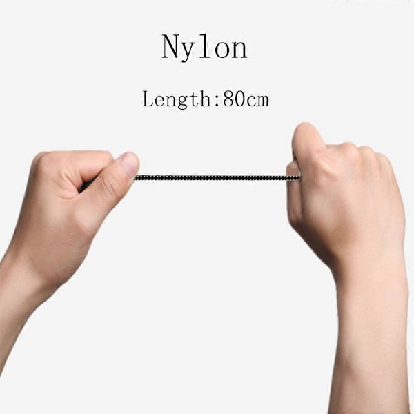 80cm Nylonkabel Fjärrkontroll USB Laddningskabel för DJI Mavic Mini/Air/2/Pro/Spark - Perfekt