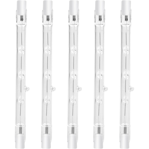 100W 118mm R7s Dæmpbar halogenlampe varm hvid 2800K (5 stk) - Perfet