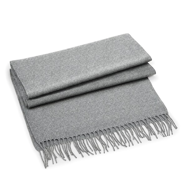 Beechfield Classic Woven Scarf - Perfet Heather Grey One Size