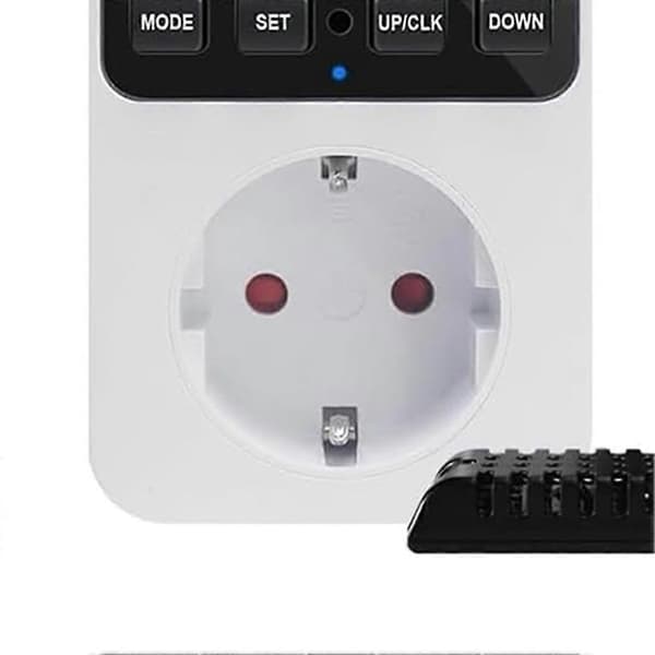 Fuktighetskontroller, Temperaturkontroller Socket 230 V, Temperaturbryter, Socket Termostatbryter EU-plugg-Perfet
