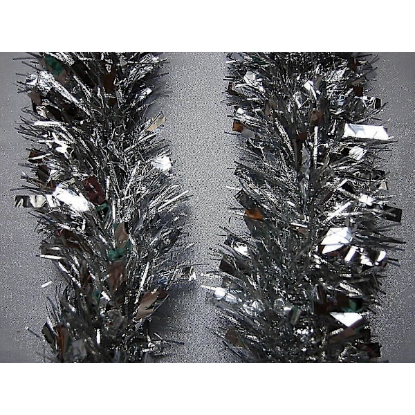 10m (33ft) Tjock Glittrande Julgransdekoration Julgirlang Festligheter645673119057-Perfet Silver 2M
