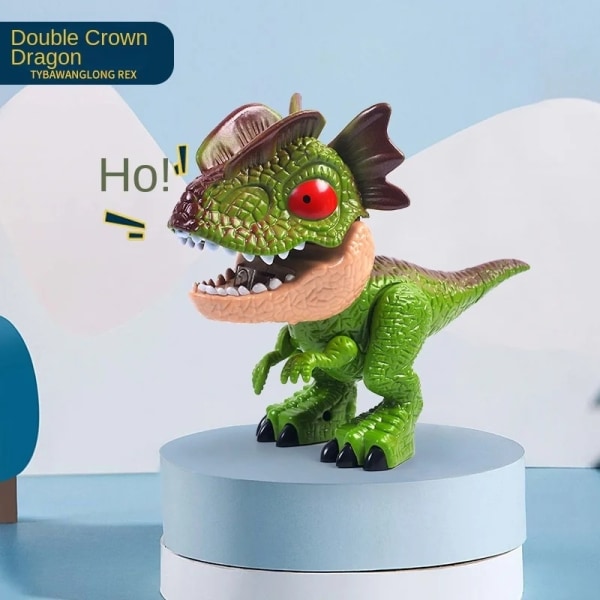 Dinosaur Model Learning Brevpapper Set Double Crown Dragon
