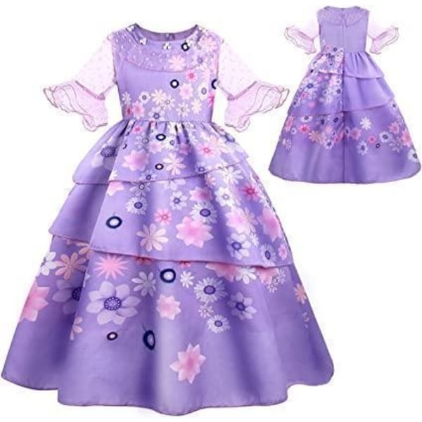 Encanto Isabela Madrigal Dress Masquerade - Perfet purple 152