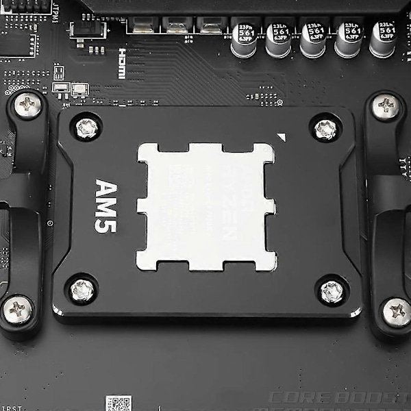 För ASF Amd Am5 Säkerhetsfixeringsram Svart/Röd Dator CPU Böjningskorrigerare-Perfet Red
