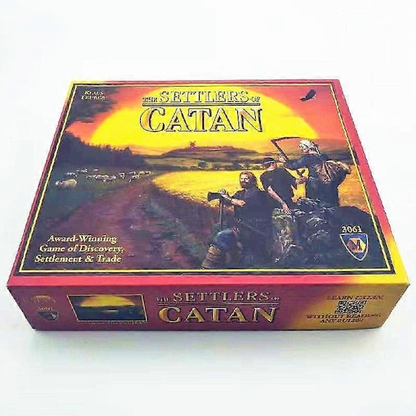 Roligt spel Engelska versionen Catan Island Catan brädspel pussel fritidsleksak spelkort 25-årsjubileumsutgåva - Perfet A1239