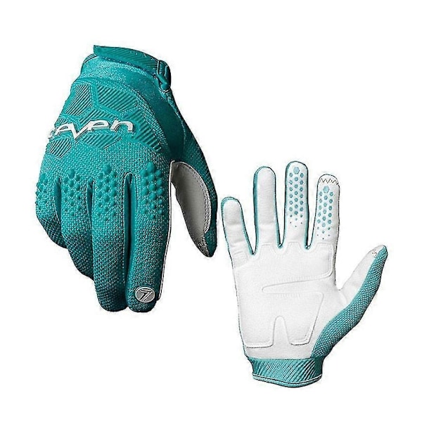 Tib Mx Motocross Hansker Topp Motocross Hansker Pustende Sykkel Sykling Terrengsykkel Hansker Motorsykkel Hansker - Perfekt lake blue S