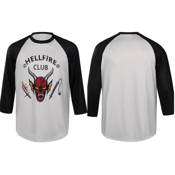 Hellfire Club Eddie unson Tee Herre Æstetisk grafisk Tee Uni - Perfet colour M