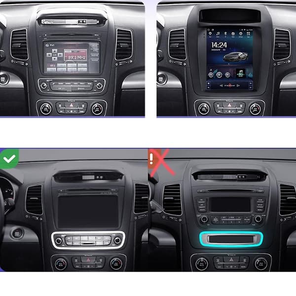 för Kia Sorento 2 II XM 2012-2021 android Bilradio Multimedia Stereo Autoradio Spelare Navigation-Perfet