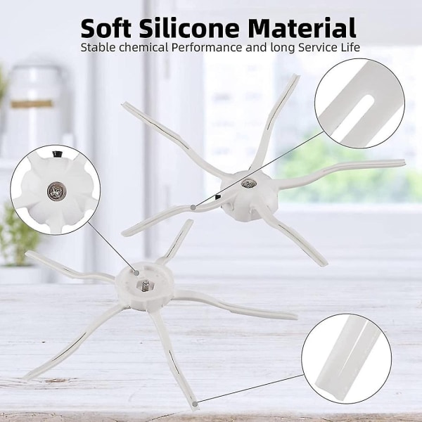 16 stk tilbehørssett for Xiaomi Roborock Q7 / Q7+ / Q7 Max/ Q7 Max+ - Perfet
