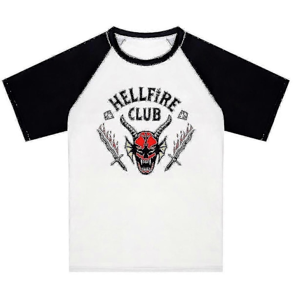 Stranger Things 4 Hellfire Club T-skjorte - Perfekt Style4 130