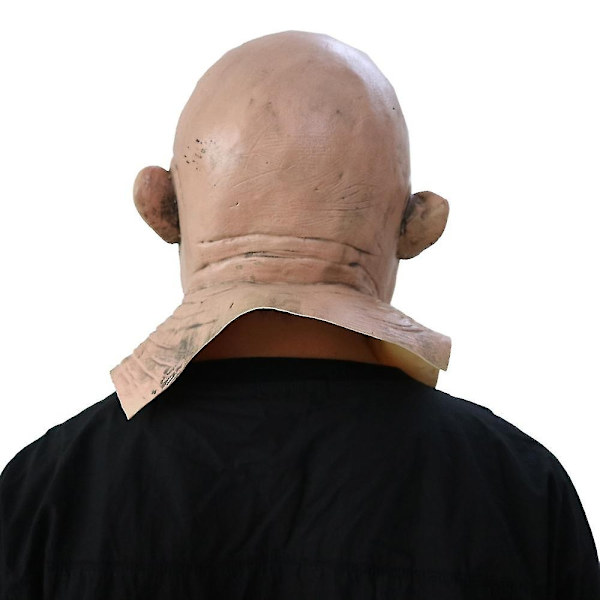 Blodig zombiemask smältande ansikte Vuxen latexdräkt Halloween skrämmande huvudmasker