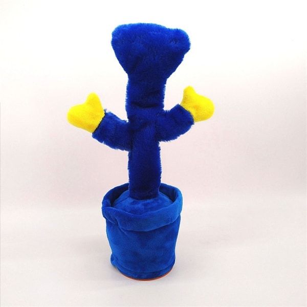 Poppy Playtime Huggy Wuggy Elektrisk Dansende Talende Legetøj - Perfet Blue