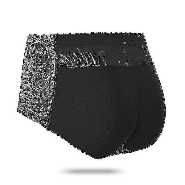 Polstrede push up-truser for kvinner, hofteløft, kroppsforming, falsk rumpe - Perfekt Mid-waist 125black M