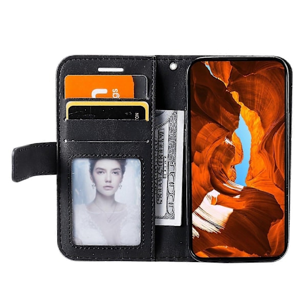 Til iPhone 12 mini Telefon Cover Wallet Læder Telefon Beskyttende Cover Hud Touch Tekstur-Perfekt Style E