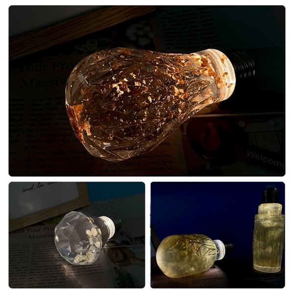 LED-glödlampor Form diy mold Hartslampa Molds Modellering Maker - Perfet Bulb Mold 01