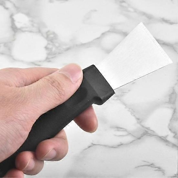 1 Sett Wire Brush Ovnskrape Sett Anti-ripe Anti-skli Håndtak Glatt Rustfritt Stål-Perfekt